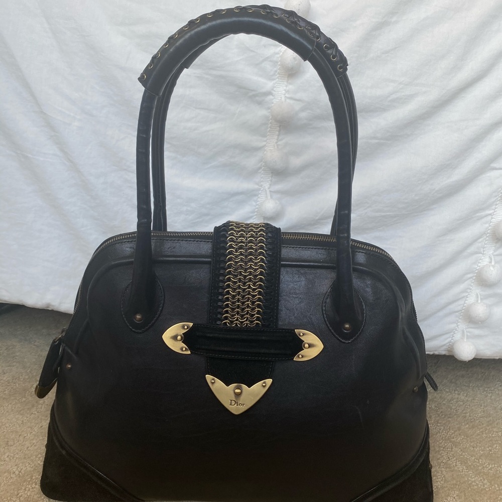 Christian Dior Leather Jeanne Bag